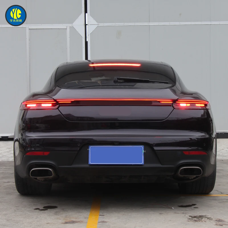 ポルシェ パナメーラ 2014-2016 970.2用 自動車部品 テールライト LEDテールランプ レッドレンズ 新品 12V電圧