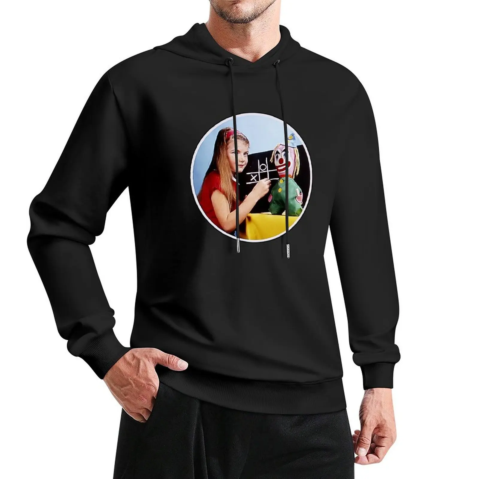 

TV Testcard Pullover Hoodie men clothing streetwear men japanese hoodie