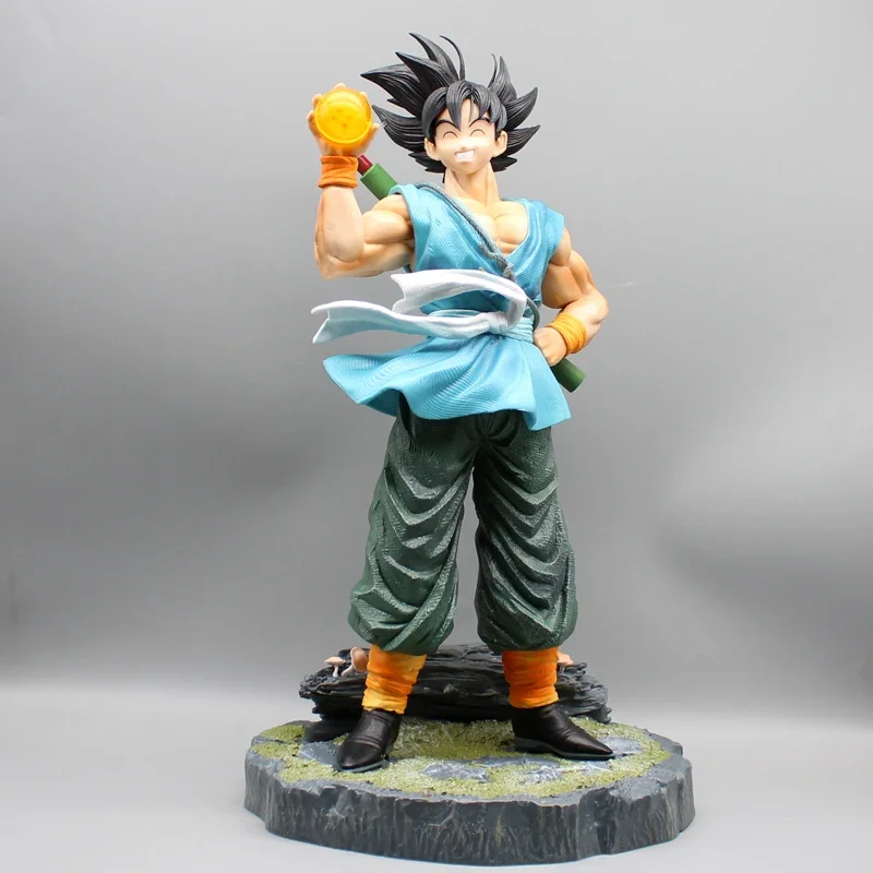 

Dragon Ball Anime Figure Gk Du Son Goku Laugh 41cm Statue Action Figurine Pvc Desktop Collection Model Ornament Model Toy Gift