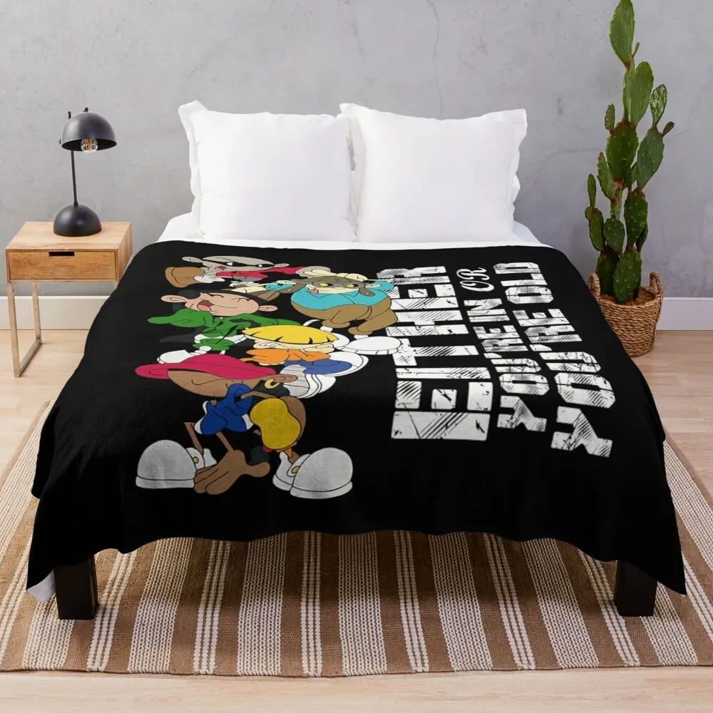 

Either you're in or you're old Throw Blanket Beach Luxury Brand Polar Blankets