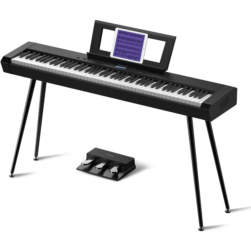 

88 Key Full-Weighted Digital Piano, Electric Piano Keyboard for Beginner, Dual 30W Speakers, Graded Hammer Action 88 Keys