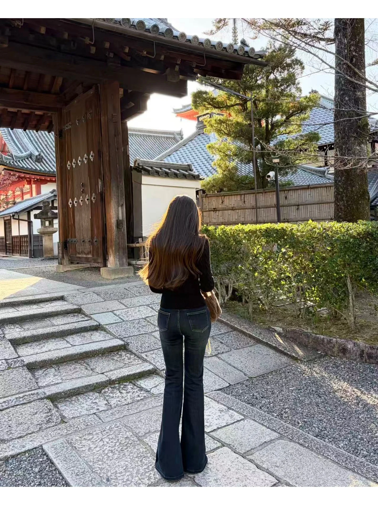 

Тонкие джинсовые длинные брюки Waed, женские облегающие хлопковые эластичные винтажные леггинсы с талией, осенний сезон