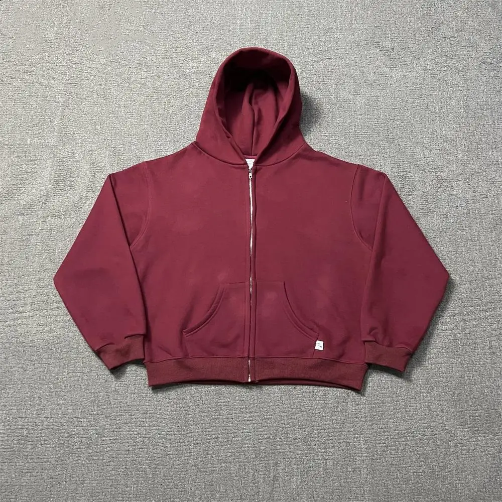 

Мужская толстовка на молнии AKIMBO CLUB свободного кроя с флисовой подкладкой, повседневная, цветная, на молнии, кардиган-куртка