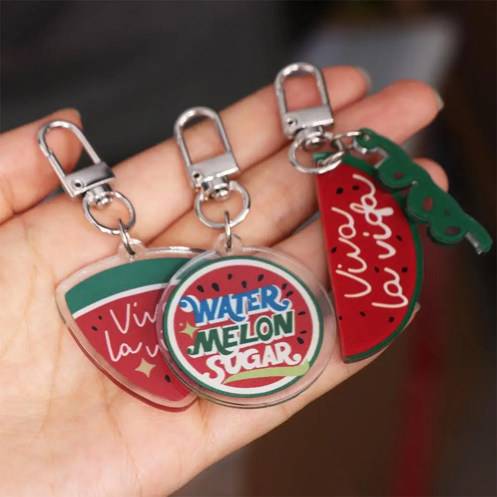 

Подарочный акриловый блестящий брелок с арбузом, имитация Viva La Vida, акриловый кулон с арбузом, летние фрукты, косплей, телефон