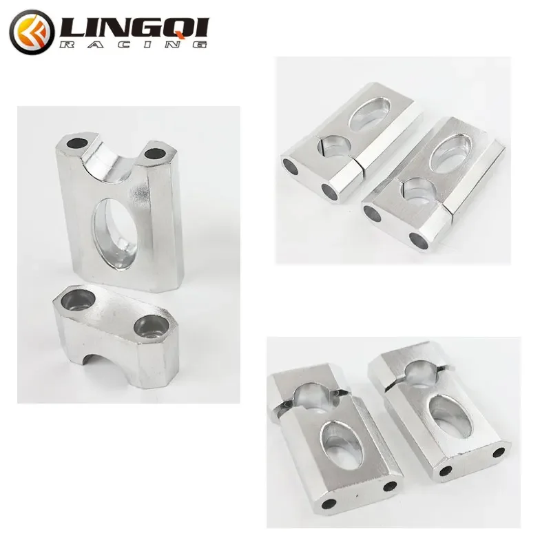 LESQUE Pit Dirt Bike 7/8 "Aluminium Handle stang Clamp Riser Block untuk 110cc 125cc ATV Off Road sepeda motor bagian sepeda