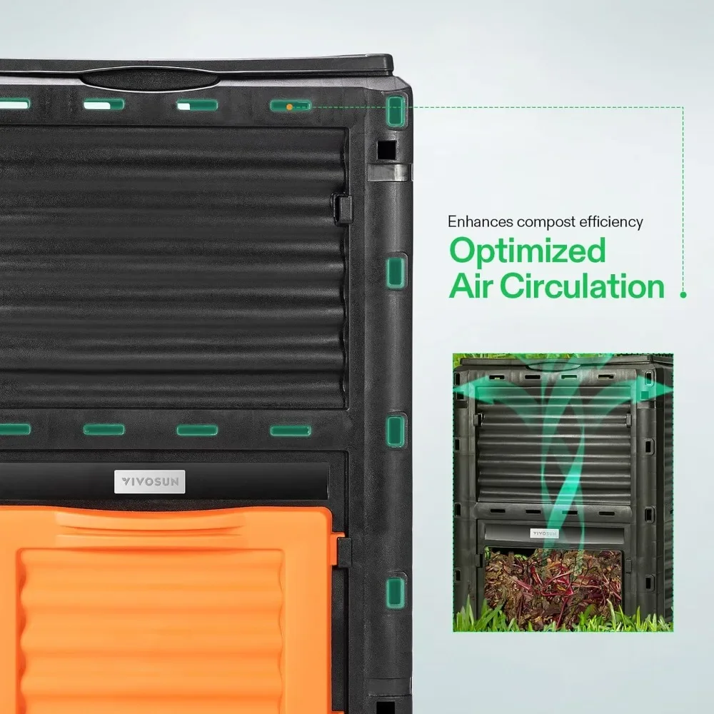 Gallon Outdoor Composting Bin - огляд і ціна Compost Bin