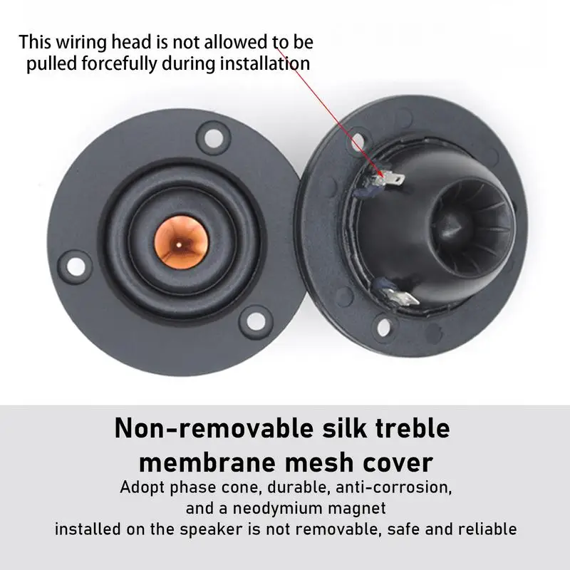 Громкий звуковой динамик, 4-омная акустическая система с импедансом, высокочастотный звуковой сигнал, сменный аудиоаксессуар для записи концертного зала