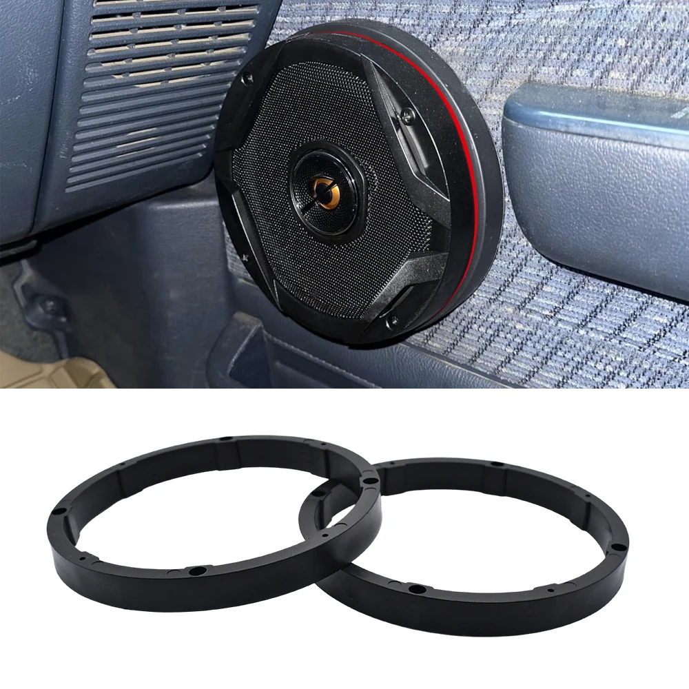 Universal 6.5 Inch Beveled Car Speaker Spacer Adapter Refitting Audio Mat