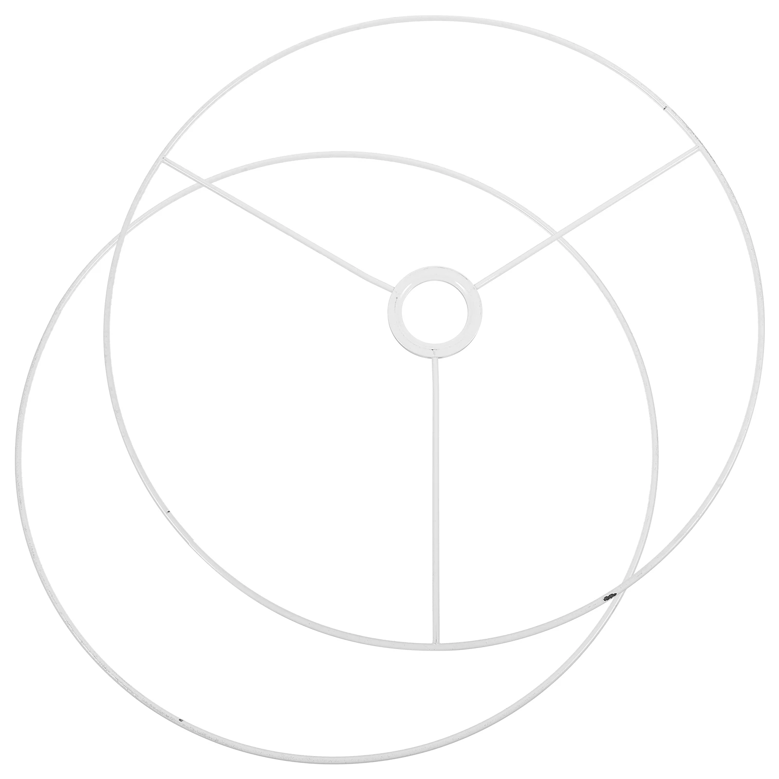 

1Pair Lampshade Frame Vintage Metal Ring E27 Socket Ceiling Light Fixture DIY Lamp Shade Holder Wire Frame Accessory