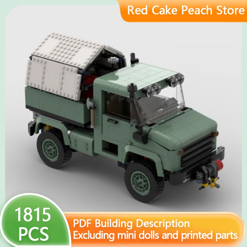 

City Car Model MOC Building Bricks Guardian 90 Off Road Vehicle Modular Technology Gifts Holiday Assemble Children Toys Suit