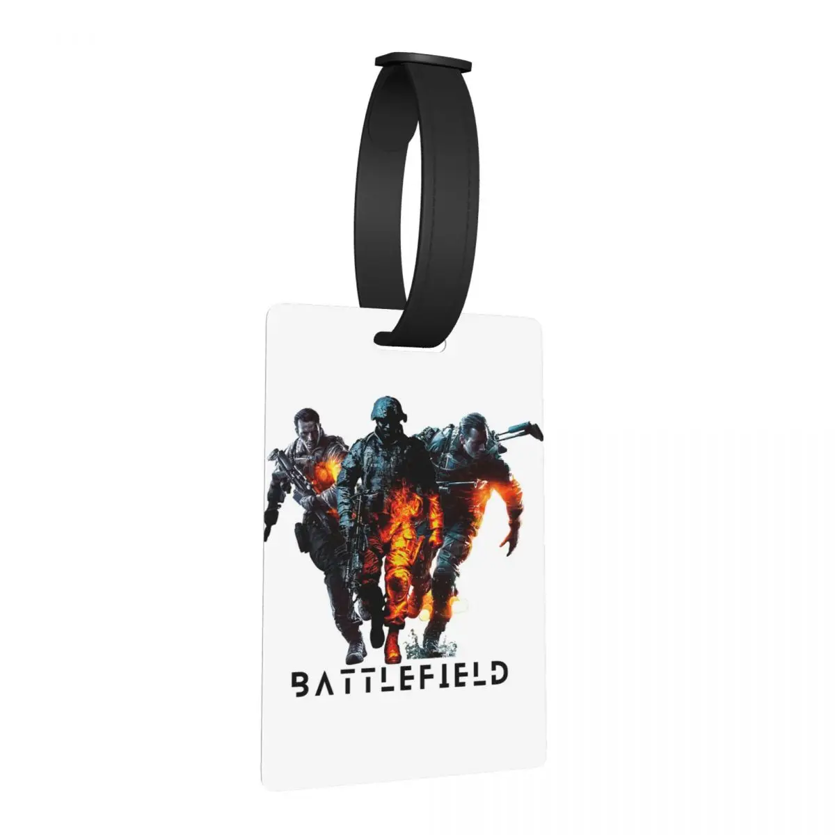 

Багажные бирки для игры Battlefield, аксессуары для чемодана, дорожная модная бирка для багажа, держатель этикетки, идентификационное имя, адрес