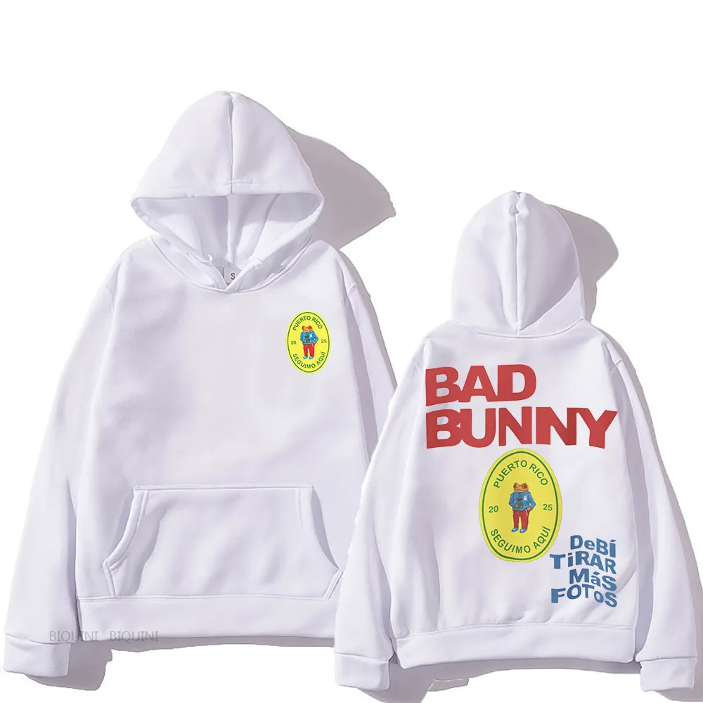 

Harajuku Bad Bunny DeBí TiRAR MáS FOToS New Song DtMF с капюшоном и графическим принтом, готическая толстовка унисекс, флисовые пуловеры в стиле хип-хоп