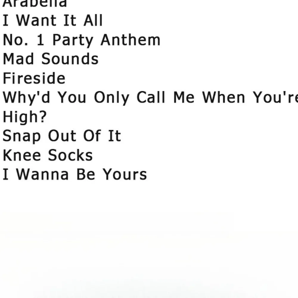 قرص مضغوط من ألبوم Arctic Monkeys AM + كتيب غنائي - مقابض إيندي روك المعتمدة بالنقش للتجميع والاستماع اليومي #6