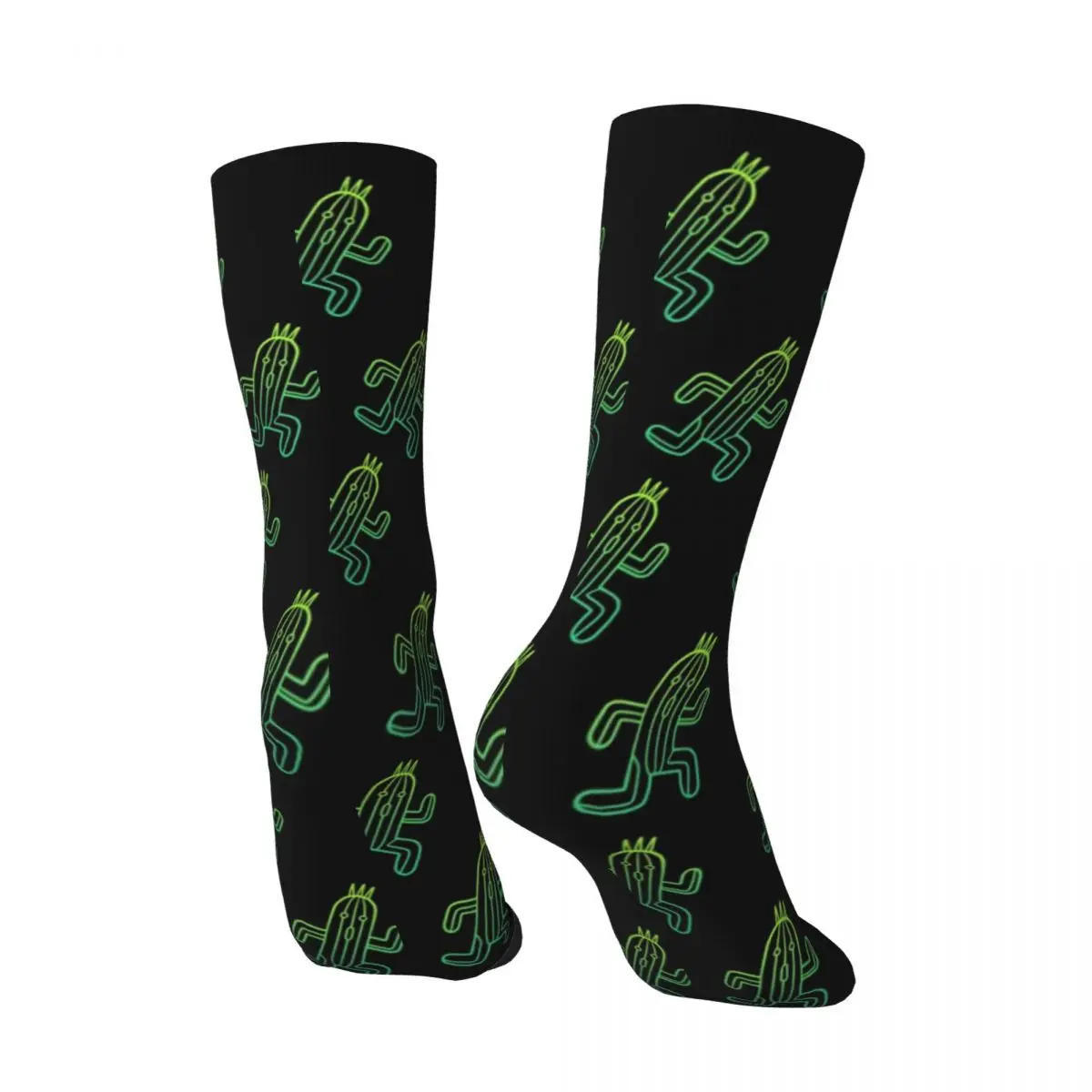 Final Fantasy Stockings Cactuar Custom Retro Socks Spring Non Slip Socks Couple Climbing Breathable Socks