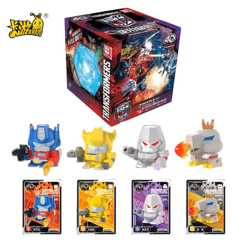 

KAYOU Genuine Transformers 40th Anniversary Card Contains 1 Rubber Doll, Anime Movie Merchandise, Collectible Toys, and Gifts