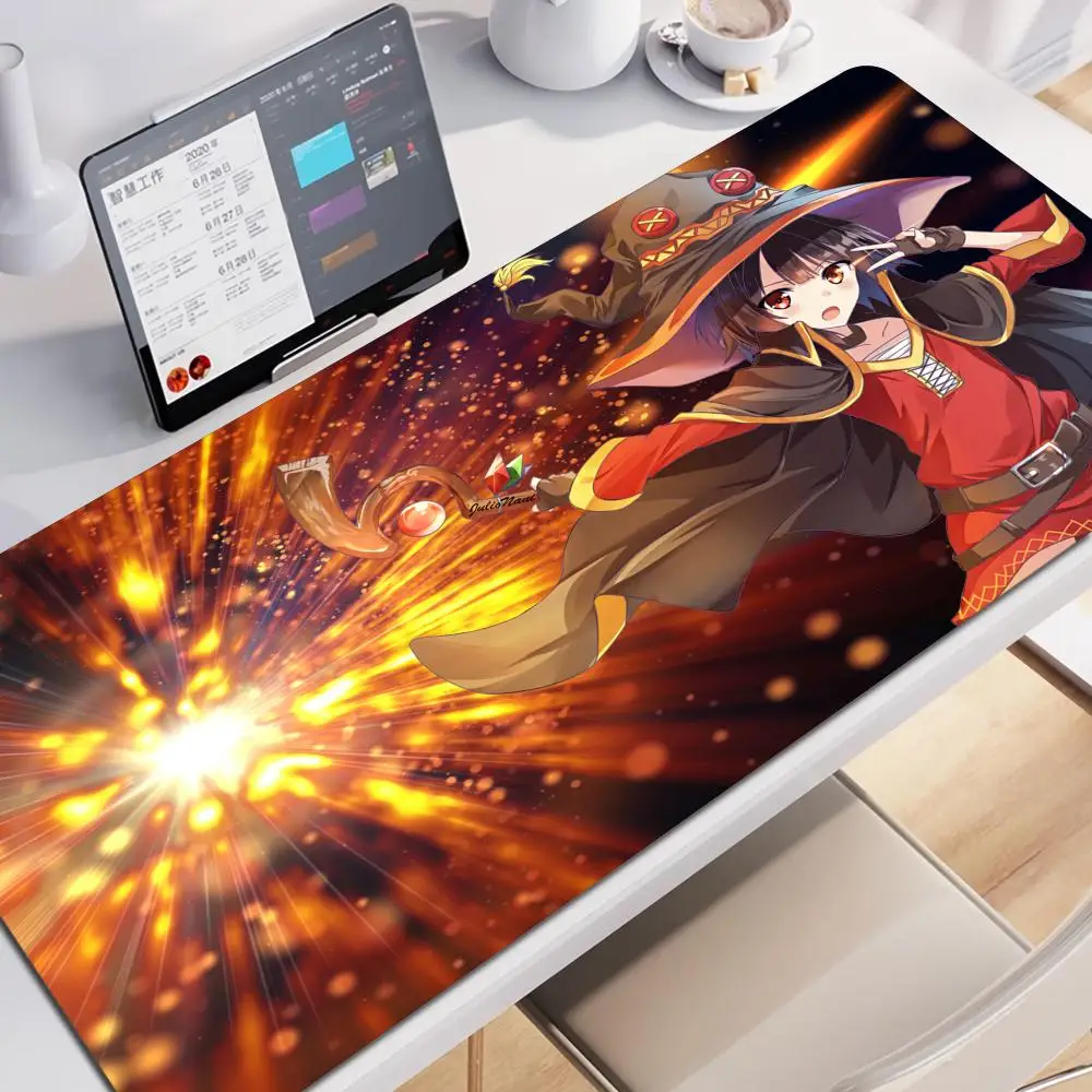 

Anime Kono Subarashii Sekai Ni Shukufuku Wo Mouse Pad Keyboard Mat Non-slip Gamer Mousepads Laptop Coaster KonoSuba PC Mousepad