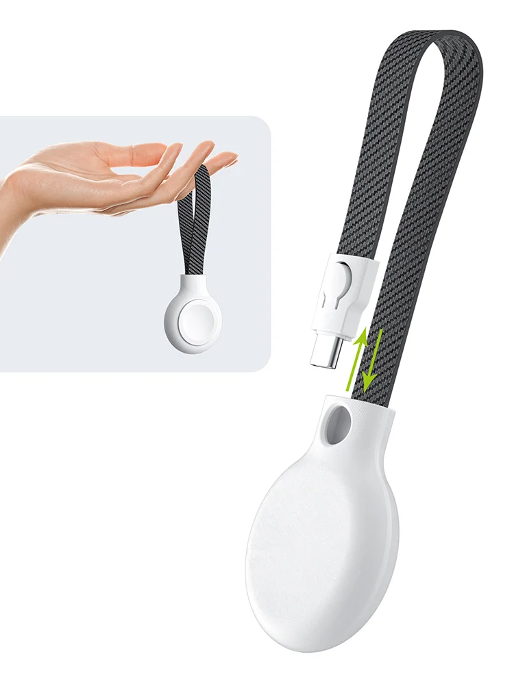 Magnetyczna ładowarka USB C Bonola do Apple Watch Ultra 11/10/9/8/7, przenośna ładowarka bezprzewodowa z paskiem do iWatch 8/7/6/5 — zdjęcie 2