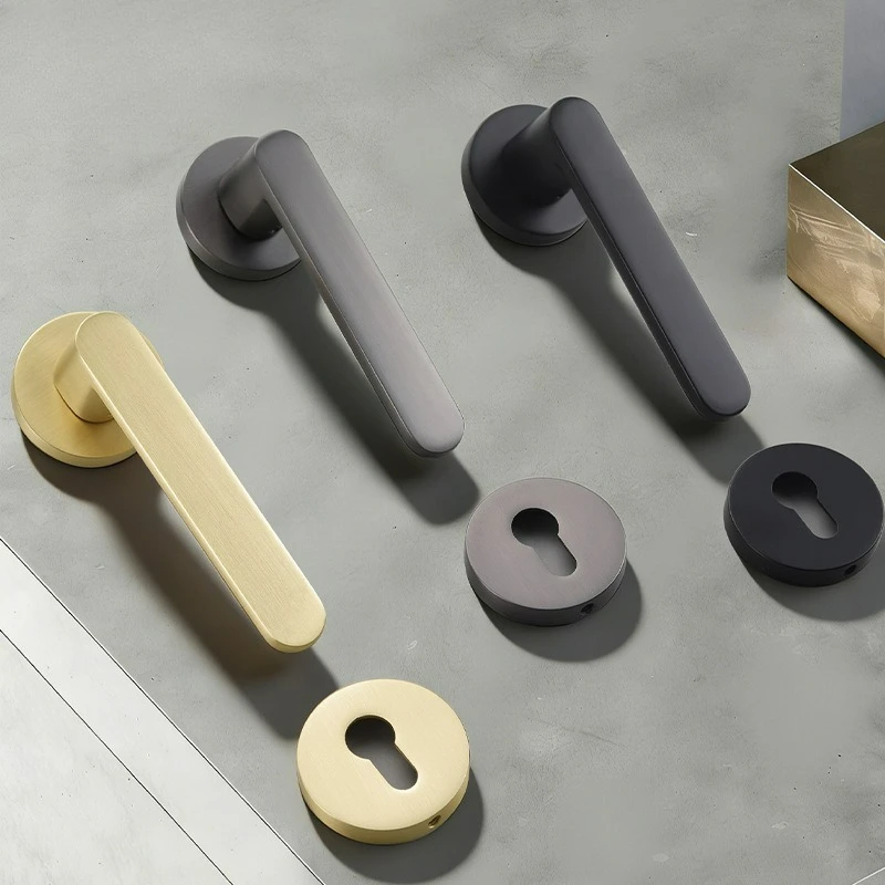 Modern Minimalist Home Bedroom, Room Bathroom Universal and Versatile High-end Silent Split Type Door Lock