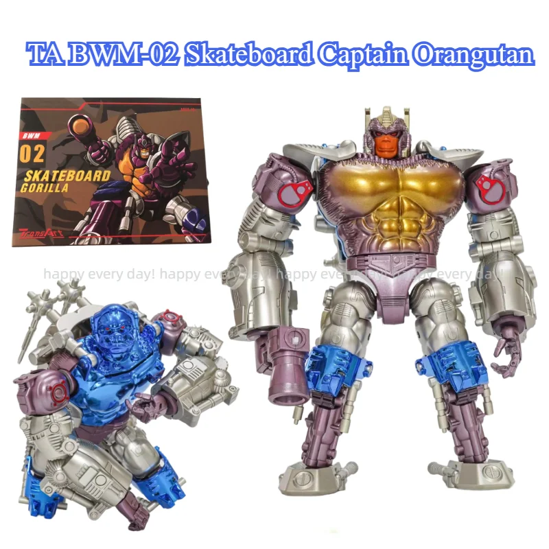 

In Stock TransArt Transforming Toy TA BWM-02 Skateboard Captain Orangutan Fine Painting Edition Action Figures Collection Gifts