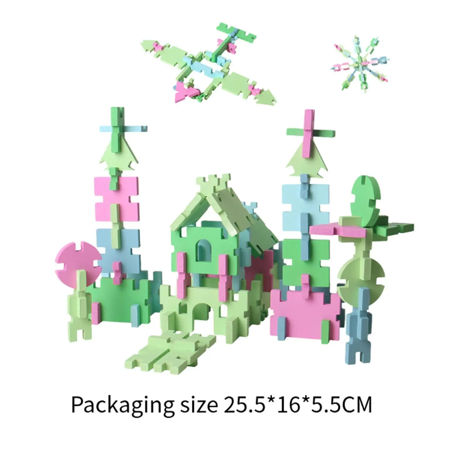 Ensemble de blocs à motifs en bois, cadeau d'anniversaire pour garçons et filles, puzzle uniques pour enfants