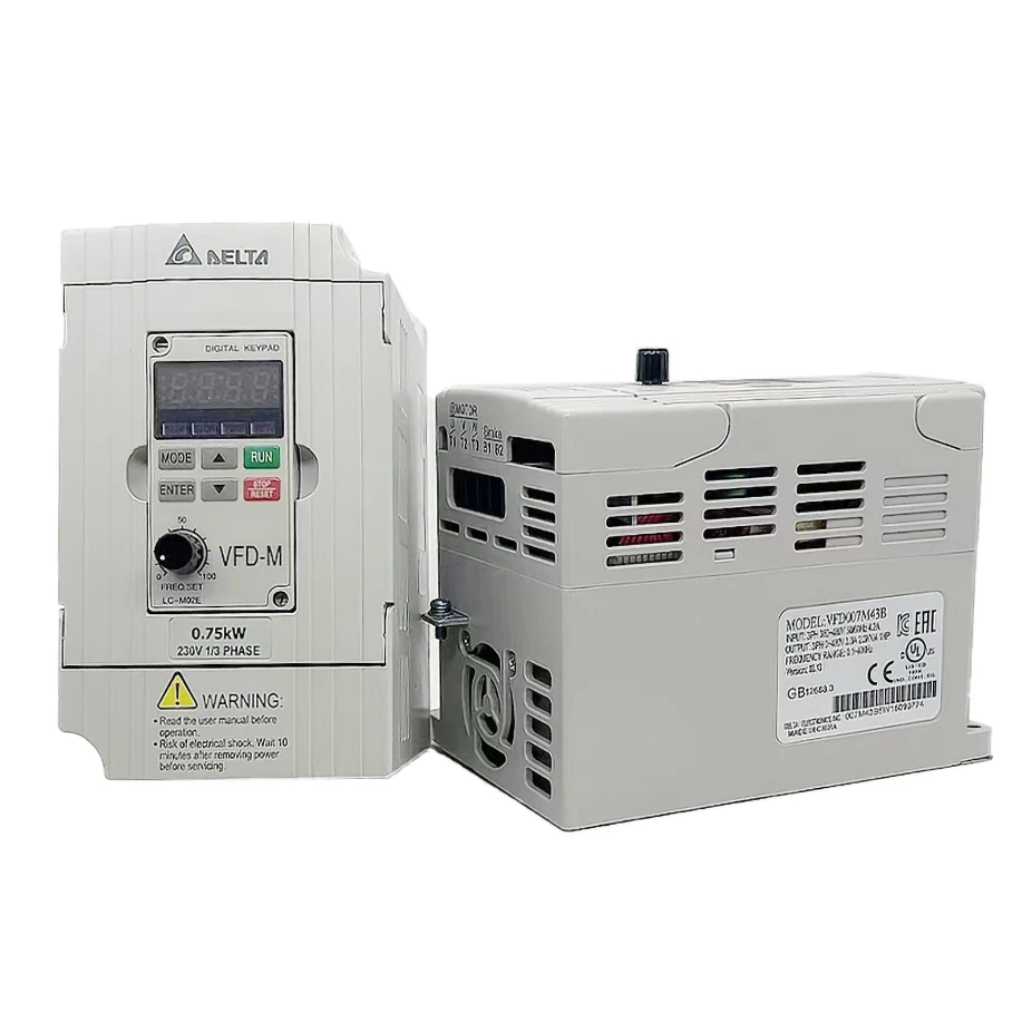 2023 New Products! Vfd-m Vfd-m Series Cnc Delta Inverter 220v 380v Inverter 0.4kw0.75kw1.5kw2.2kw3.7kw5.5kw7.5kw