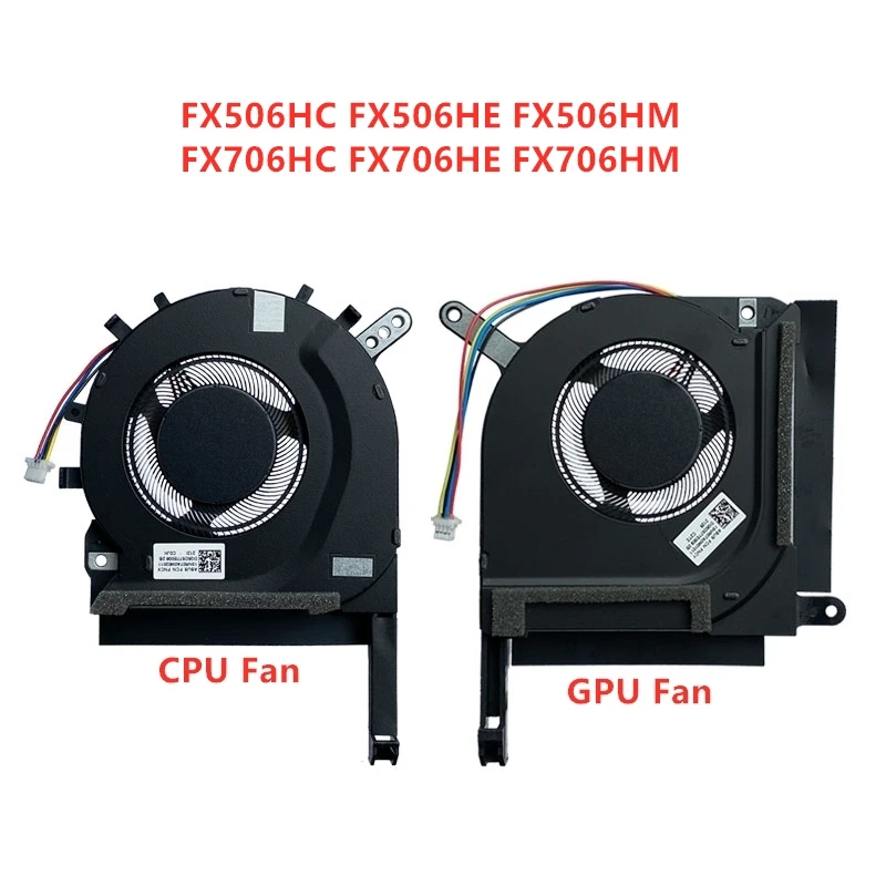 Brand New Original Laptop CPU GPU Cooling Fan For ASUS FX506HC FX506HE FX506HM FX706HC FX706HE FX706HM