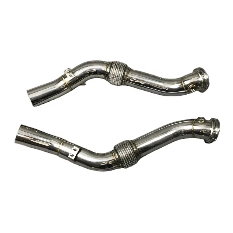 

High Flow Stainless Steel Exhaust Downpipe For Maserati Ghibli