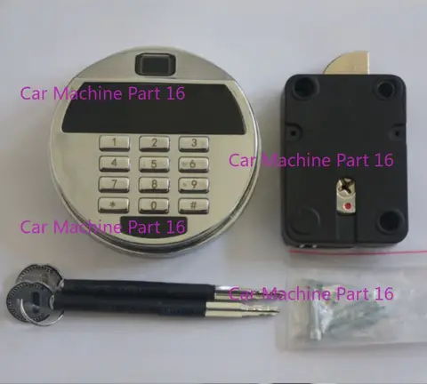 Safe Fingerprint Combination Lock Round Gun Cabinet File Cabinet Safe Electronic Lock NEW