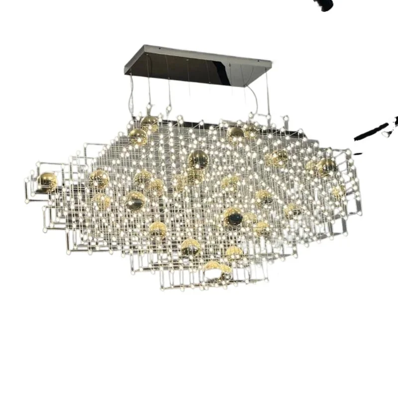 Люстра Light Cube, Цыганский Ресторан Бар Остров Люстра Вилла