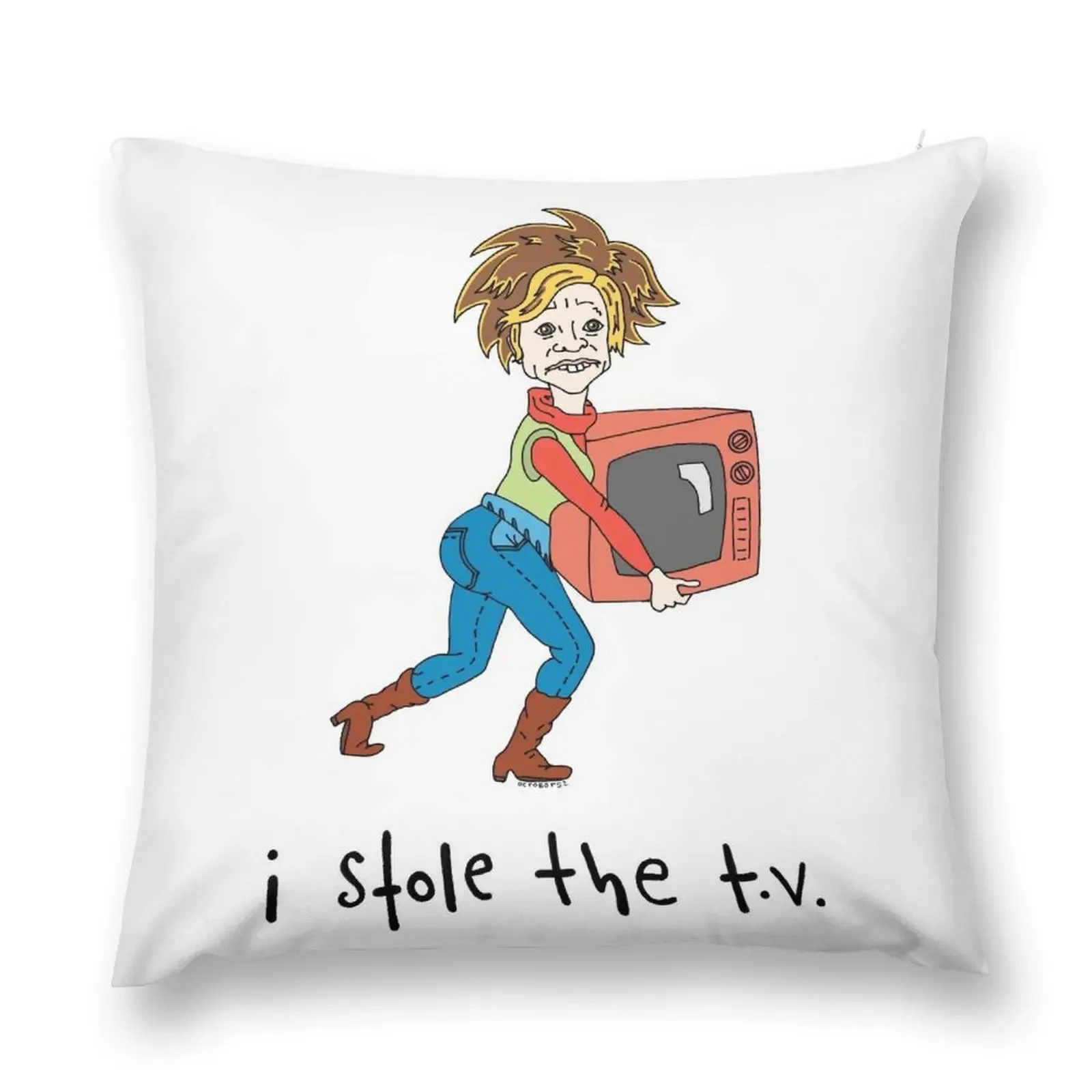 Jerri Blank Stole the TV Throw Pillow Anime christmas pillow case pillow