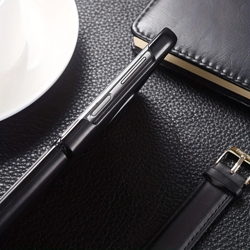 Luxuriöse Business-Style Retro Litchi-Textur Hülle für Samsung Galaxy Z Flip 8 6 5 4 3 5G Flip7 FE Ultra Dünne Harte Stoßfeste Abdeckung – Detail 5