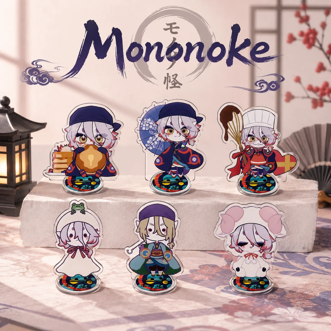 Anime Mononoke: Hebigami - Soporte/llavero acrílico de 10 cm, decoración de