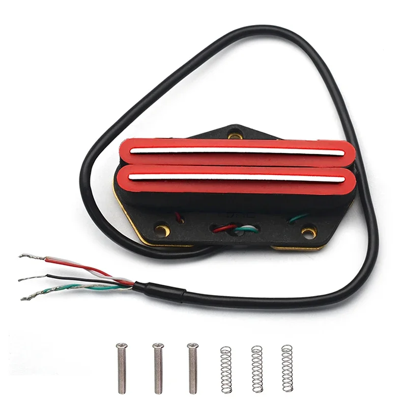 ALLMusic TL Humbucker Bridge Pickup Dual Coil Bridge Pickup Dual Rail Pickup for TL Electric Guitar