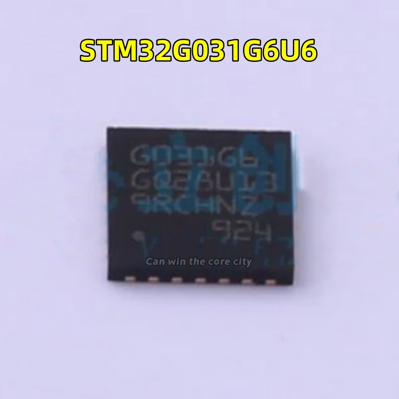 

1-100 PCS/LOT Original STM32G031G6U6 Screscreen G031G6 UFQFPN-28 ARM Cortex-M0 + 32-bit Microcontroller-MCU