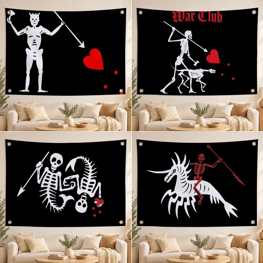 Pirate Forward Observations Group Flags Suitable For Party Club Outdoor Interior Wall Art Decoration Banner Fans Gift