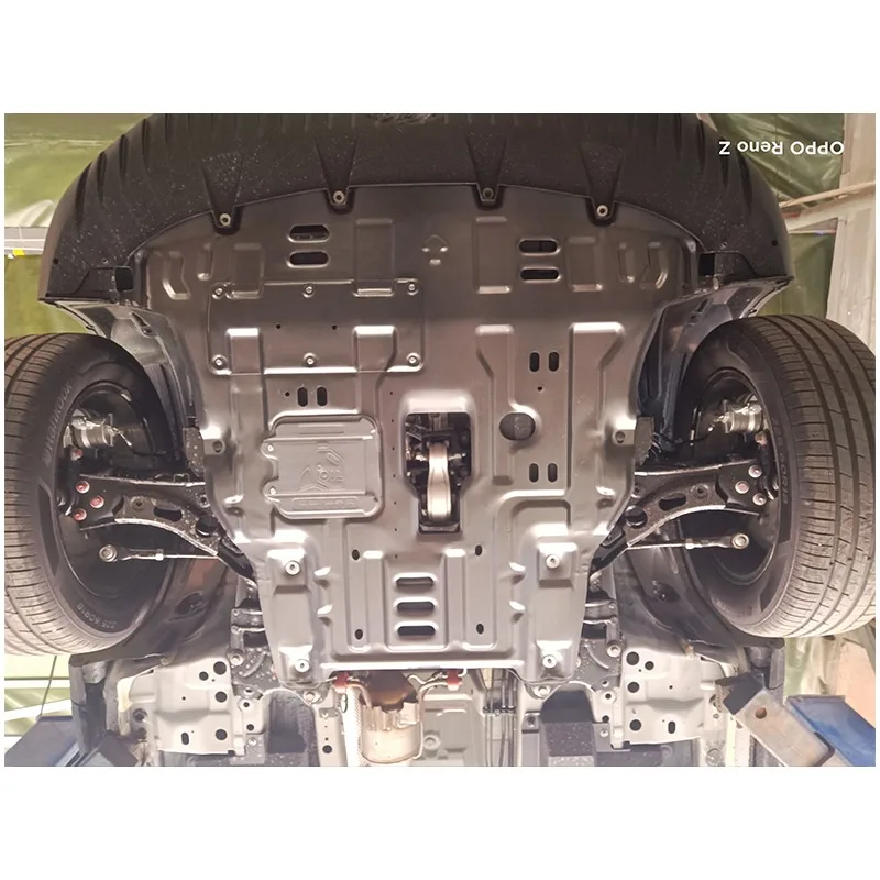 Accesorios para coche, tablero de guardabarros negro debajo del motor, protector contra salpicaduras, Panel de placa de guardabarros para Haval Mythical Beast XY 2022-