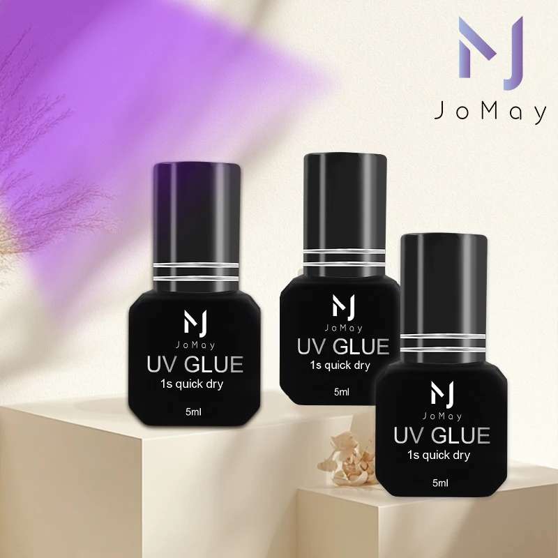 Nuovo GLUE UV Per Estensioni Delle Ciglia Adesivo 1-3S Asciugatura Rapida Forte Polimerizzazione Rapida Forniture Professionali Colla Per Ciglia Impermeabile