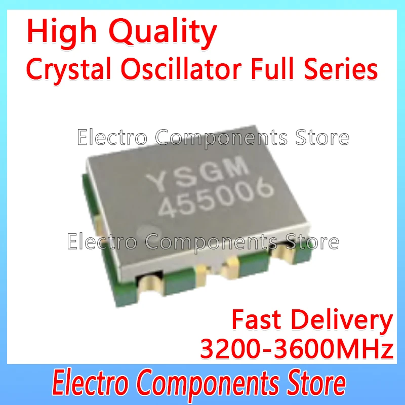 YSGM333606 3200-3600MHz VCO Voltage Controlled Oscillator TD-LTE 5G NSA 7mm*9mm*2mm Communication Interference 50Ω 8dBm 333606