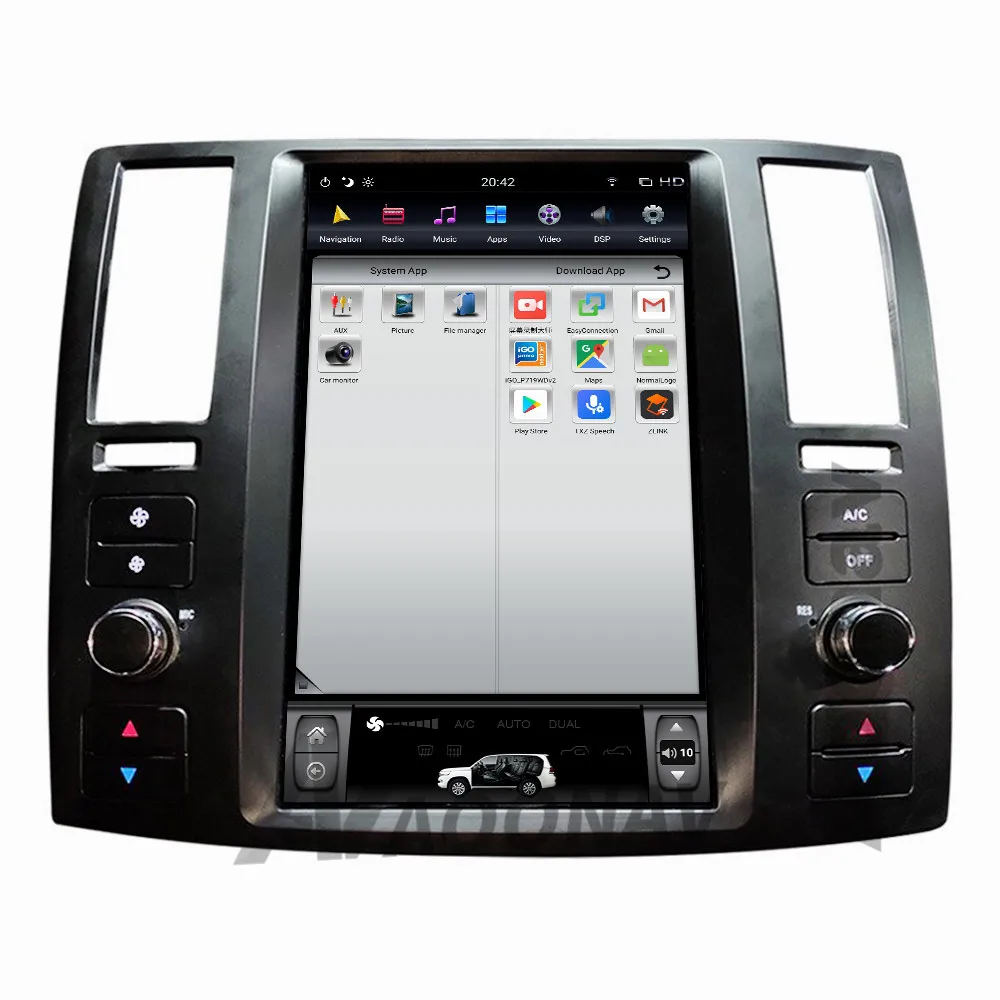 

AOONAV 11.8 inch car GPS Radio GPS navigation For Infiniti FX35/FX45 2004-2008 DVD player Android 9.0 vertical screen
