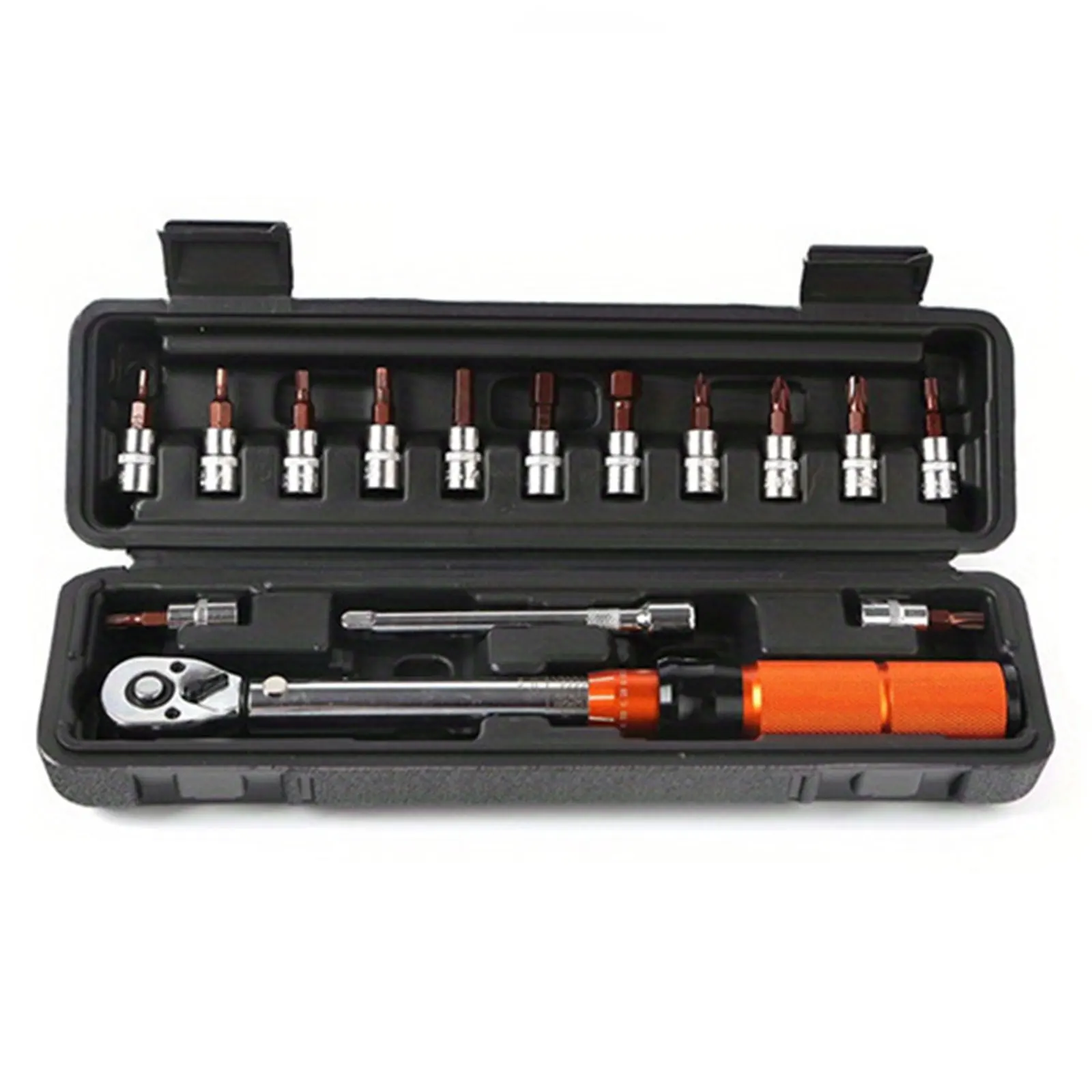 

15pcs Torque Wrench Set 1/4" 5-25N.m Bike Torque Wrench Allen Key Tool Socket Spanner Set Cycling Tool bicycle repair kit