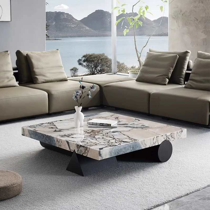 New Style Hotel Coffee Tables Living Room Retro Advanced Bedroom Coffee Tables Modern Hotel Home Furniture Stolik Kawowy Lscj