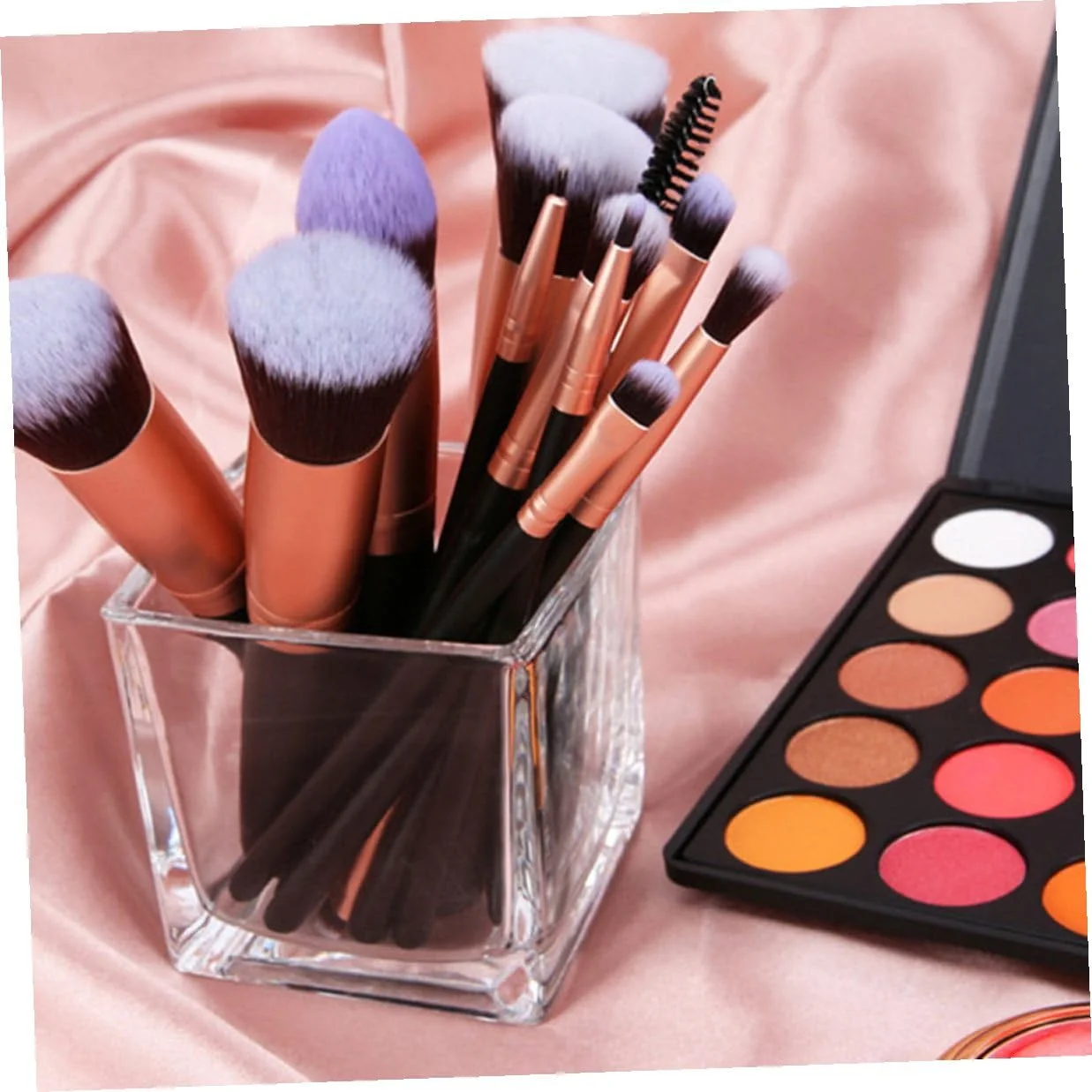 Professional 14/16PCS Makeup Brush Set Soft Foundation Eyeshadows Contouring Highlight Setting Powder Blending Premium Synthetic