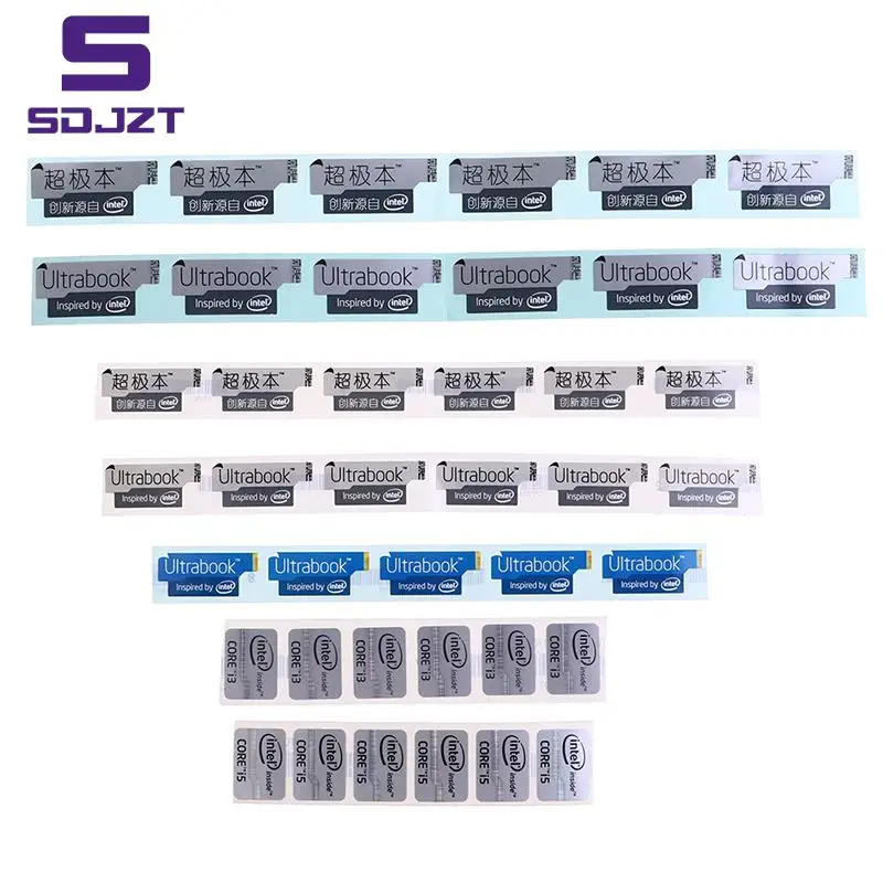 5pcs Ultrabook Performance Label Sticker Laptop Logo Intel Core Core Core di quattro generazioni I3 I5