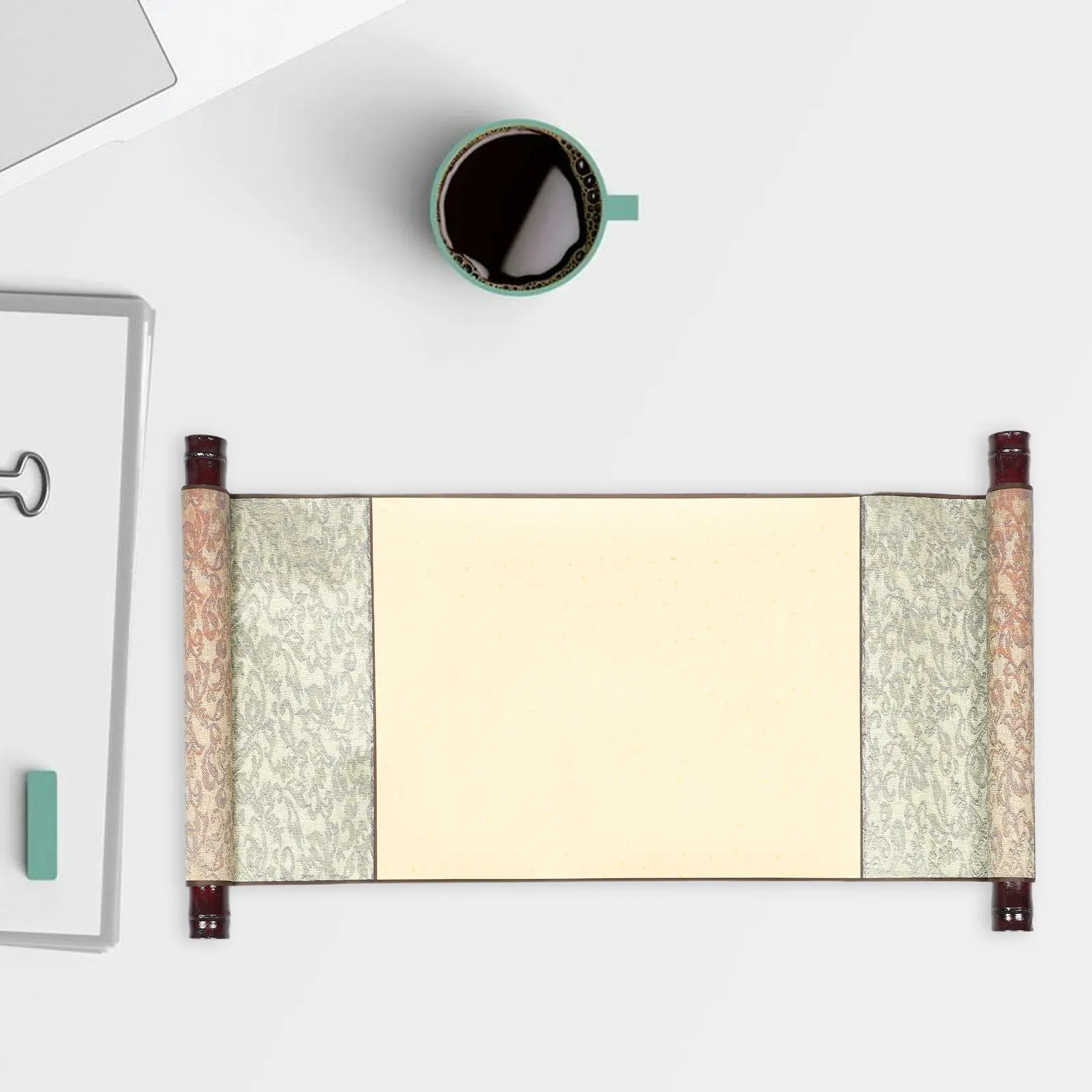 Mounted Rice Paper Scroll Calligraphy Wall Mounting Blank Hanging Scrolls Chinese