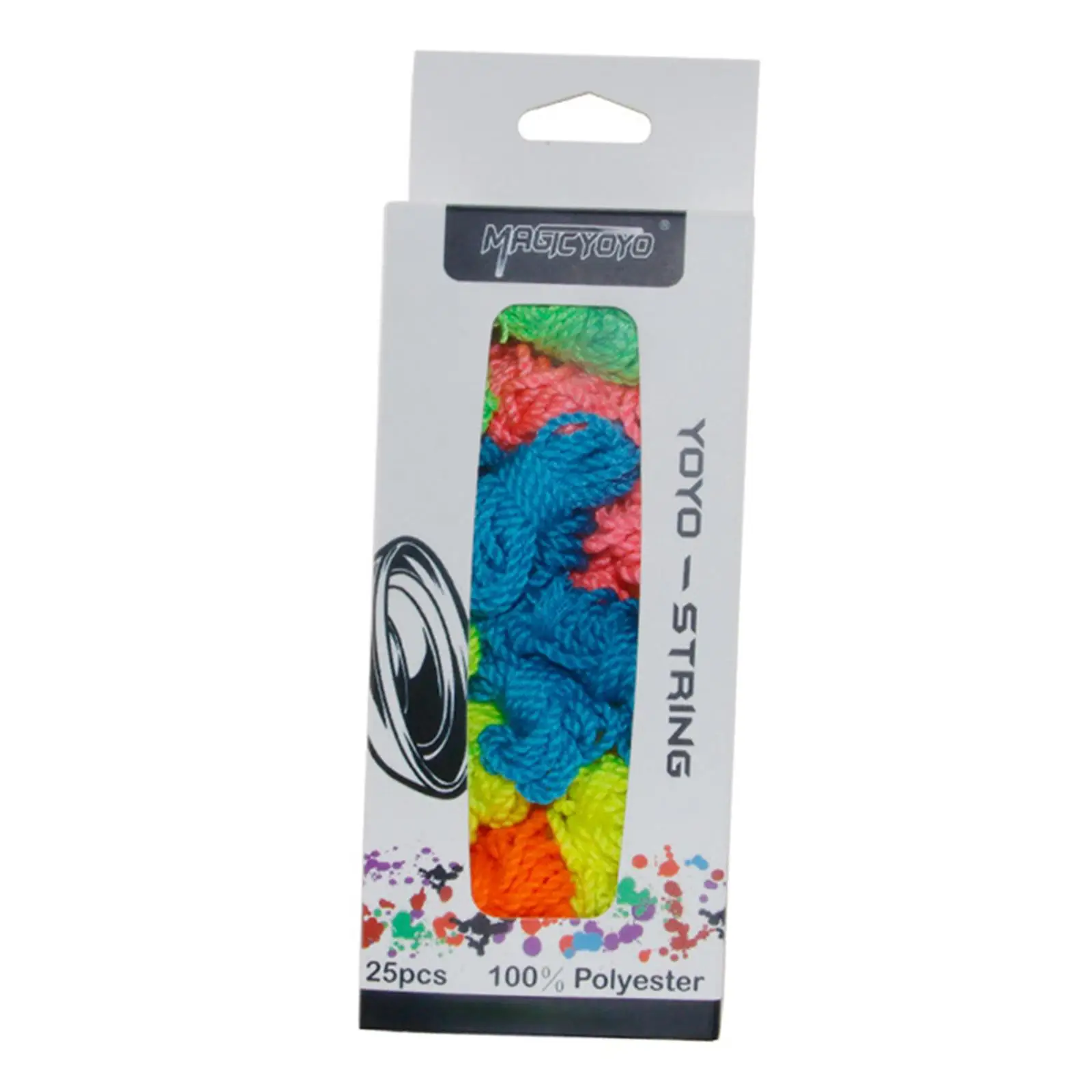 25x Yoyo Strings Pack DIY Decoration 44.49inch Comfortable Accessory Professional Yoyo Bearing Strings for Beginner Children