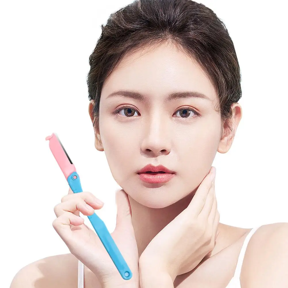 New 1pc Eyebrow Trimmer Shaver Portable Face Cutters Removal Makeup Woman Eye Brow Hair Safety Epilation X2t6