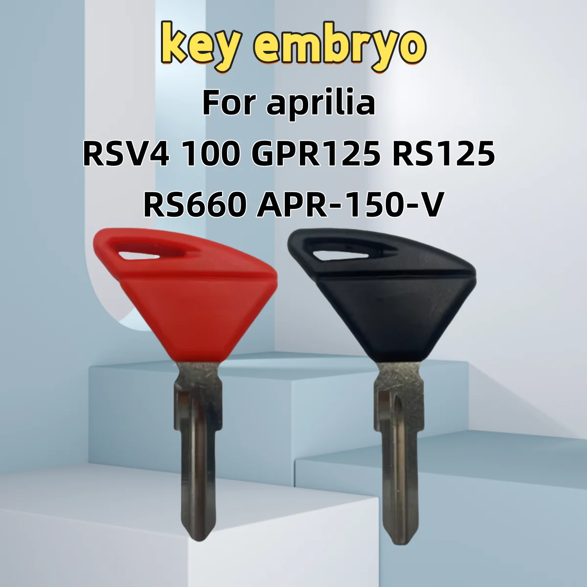 

For aprilia RSV4 100 GPR125 RS125 RS660 APR-150-V Blank Key Motorcycle Replace Uncut Keys can be placed anti-theft