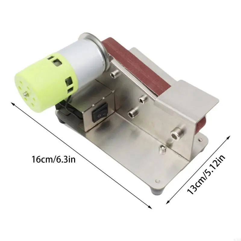 H7ed Mini Belt Sander Sander Sanders Sanders Small Benches Belt Sander Machine 7 Gear