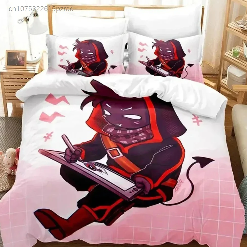 Anime Badboyhalo (SMP) Bedding Set For Bedroom Soft Modern Bedspreads Comefortable Kids Duvet Cover Quilt Cover And Pillowcase