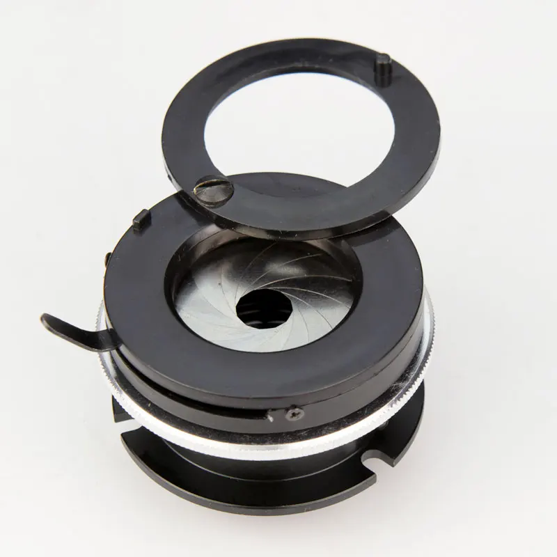 1PC Abbe Condenser Lens Optical Biological Microscope Abbe Condenser Ae condeer Collecting mirror Control Light